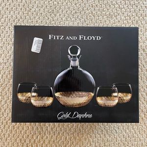 Fits and Floyd Daphne Decanter and glasses